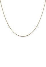ravishing teensy-weensy gold octagonal snake childrens necklace